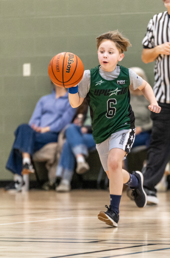 Upward basketball web