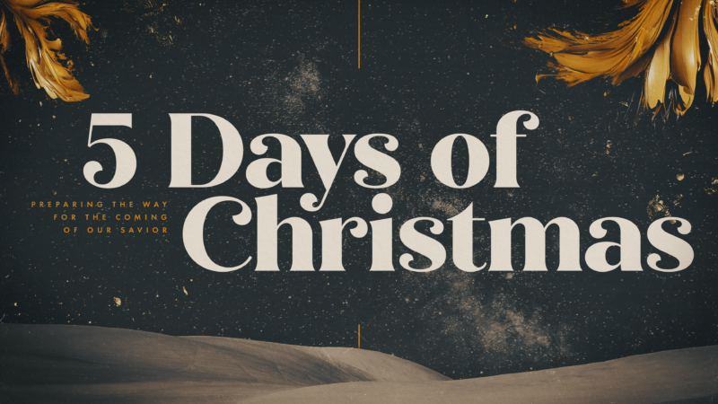 5 days of Christmas LARGE