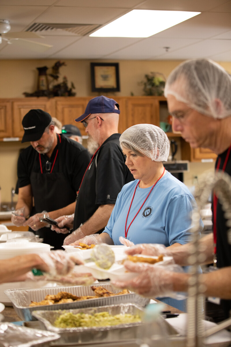 Fish Fry serve volunteer reach