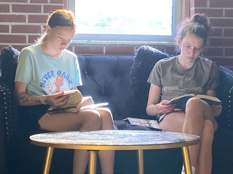 Youth with Bibles
