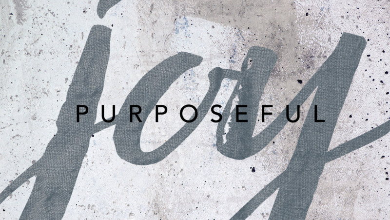 Purposeful Joy title